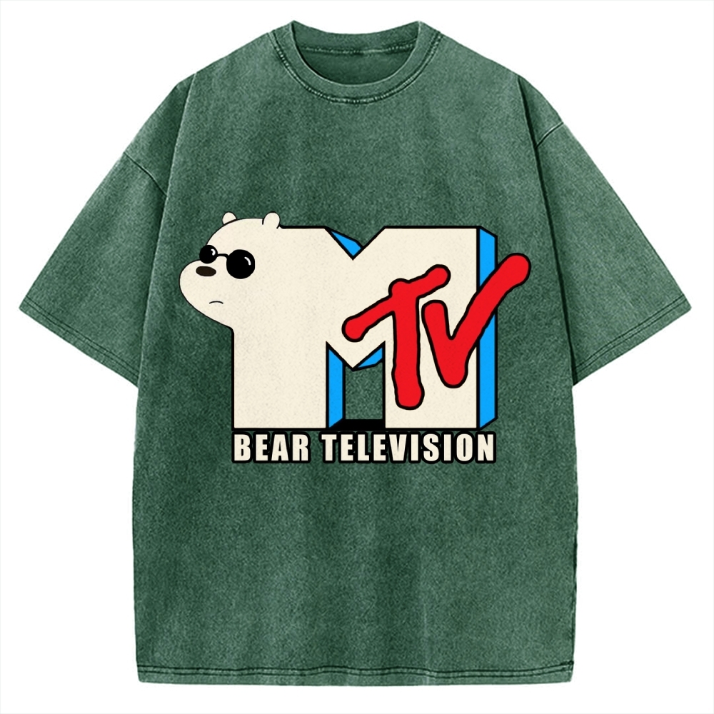 Bear MTV Vintage Washed T-shirt