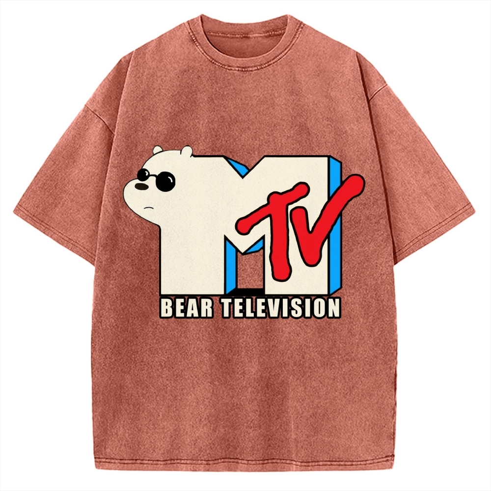 Bear MTV Vintage Washed T-shirt