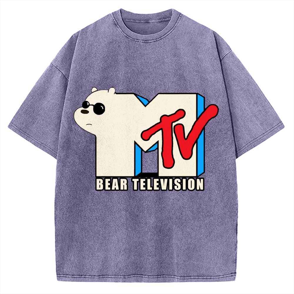 Bear MTV Vintage Washed T-shirt