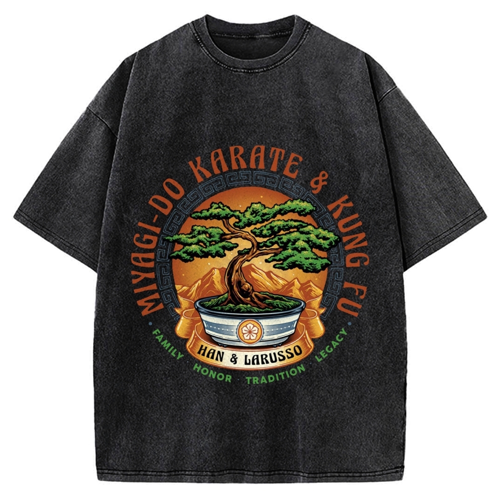 Karate and Kung Fu Vintage Washed T-shirt