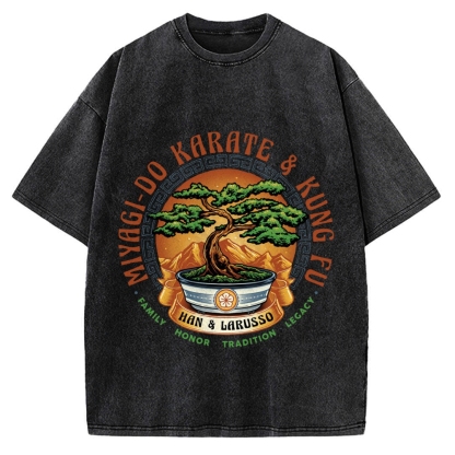 Karate and Kung Fu Vintage Washed T-shirt