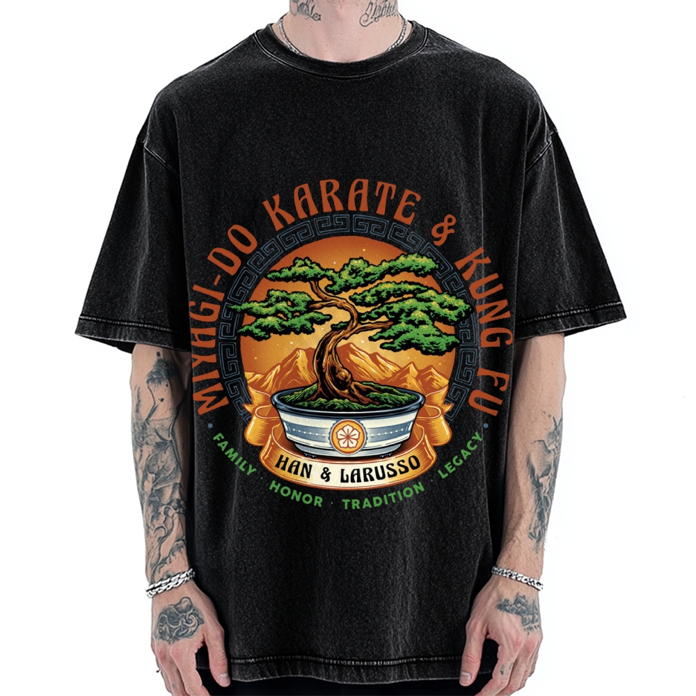 Karate and Kung Fu Vintage Washed T-shirt