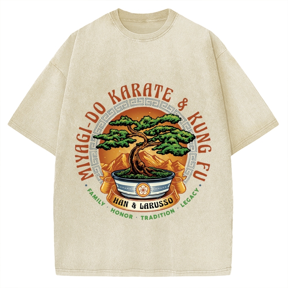 Karate and Kung Fu Vintage Washed T-shirt