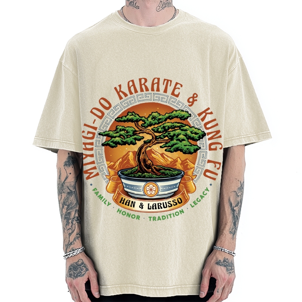 Karate and Kung Fu Vintage Washed T-shirt