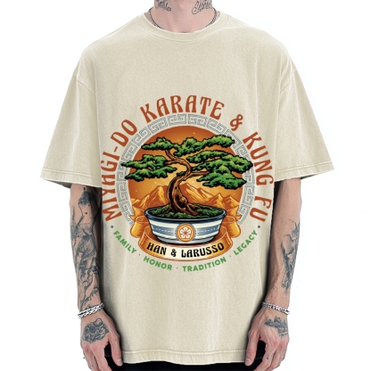 Karate and Kung Fu Vintage Washed T-shirt