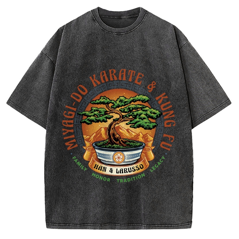Karate and Kung Fu Vintage Washed T-shirt