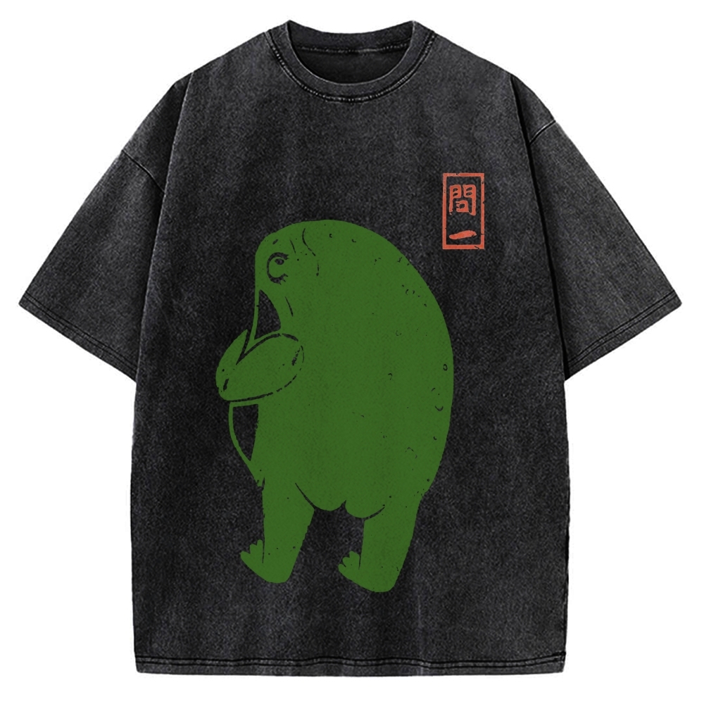 Frog Butt Vintage Washed T-shirt