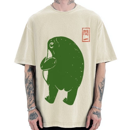 Frog Butt Vintage Washed T-shirt