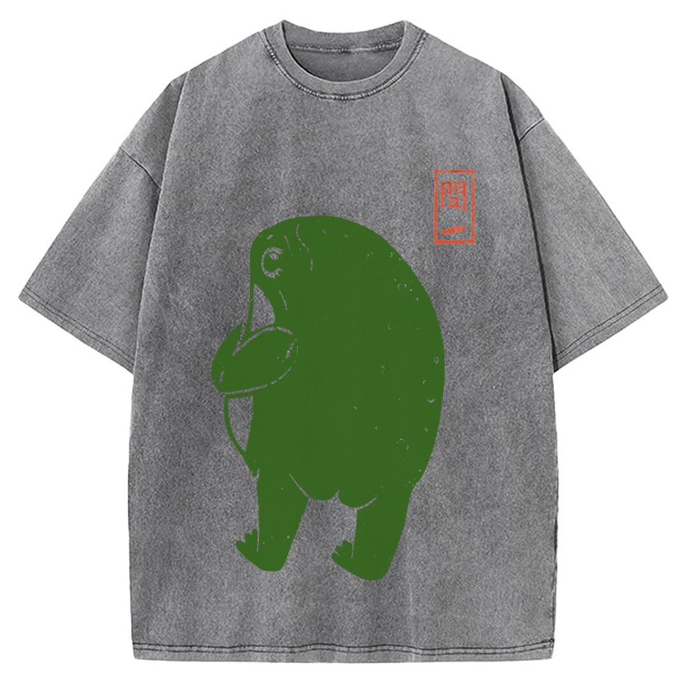 Frog Butt Vintage Washed T-shirt