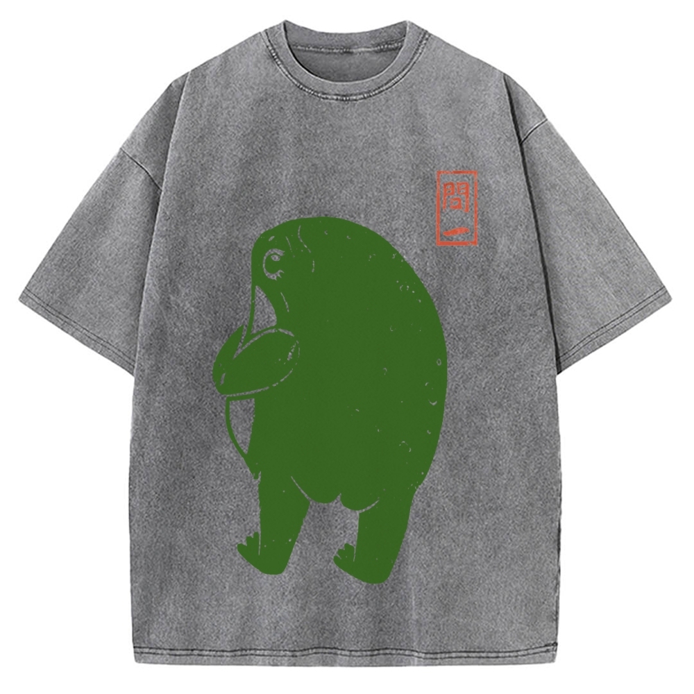 Frog Butt Vintage Washed T-shirt