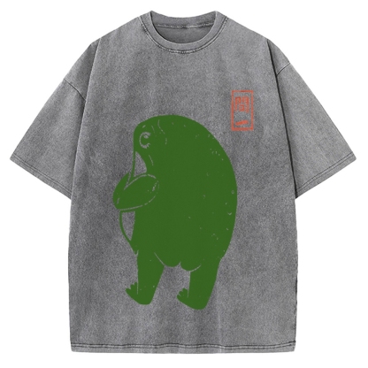 Frog Butt Vintage Washed T-shirt