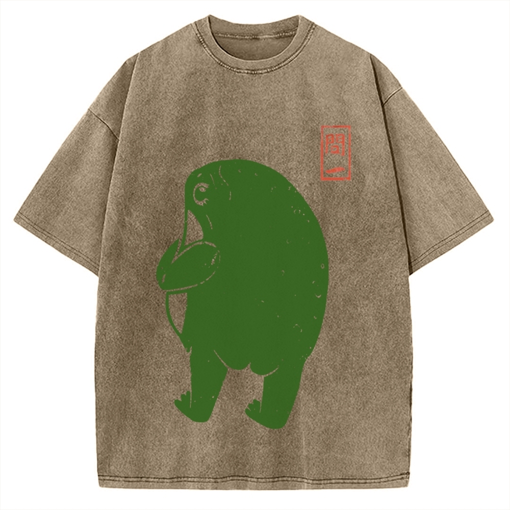 Frog Butt Vintage Washed T-shirt