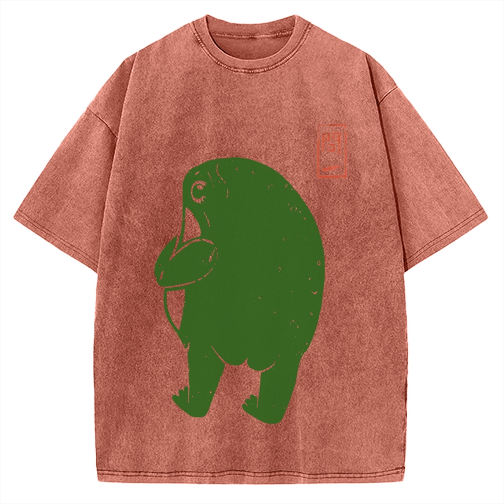 Frog Butt Vintage Washed T-shirt
