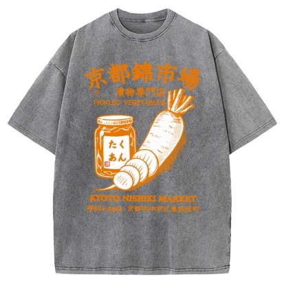Kyoto Nishiki Market  Vintage Washed T-shirt