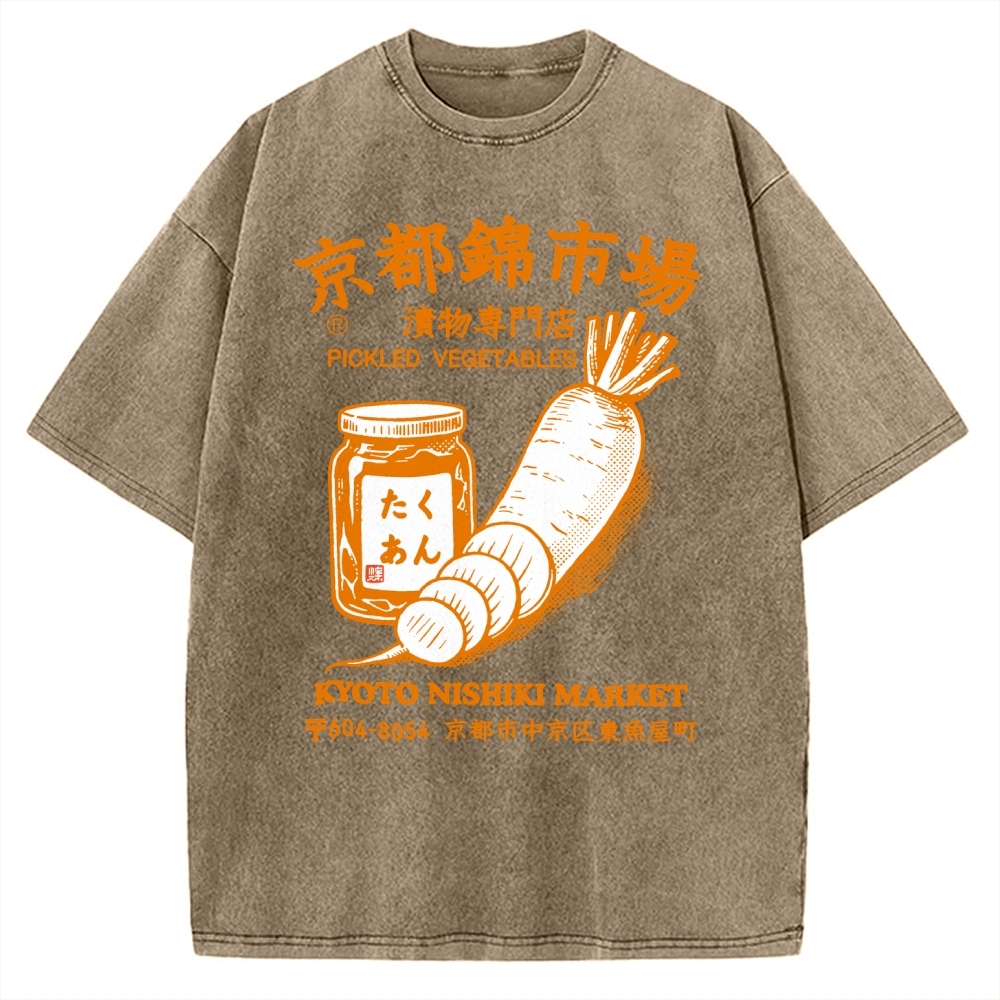 Kyoto Nishiki Market  Vintage Washed T-shirt