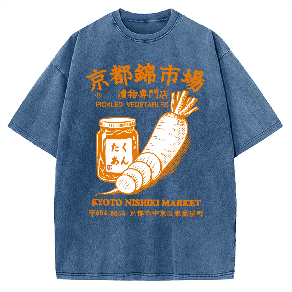 Kyoto Nishiki Market  Vintage Washed T-shirt