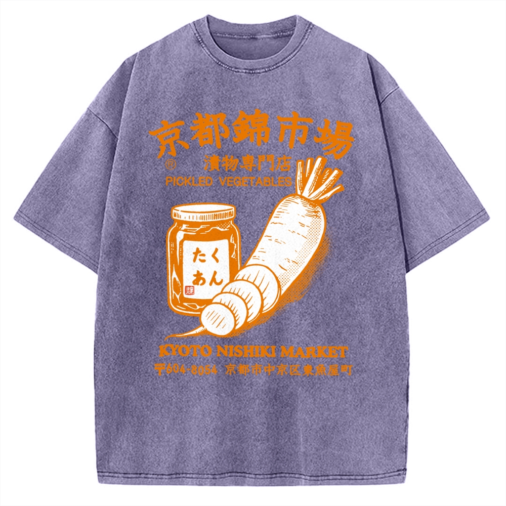 Kyoto Nishiki Market  Vintage Washed T-shirt