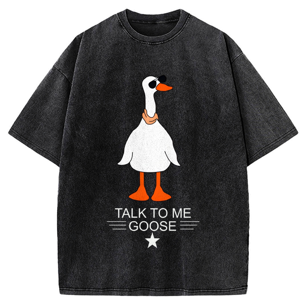 Talk To Me Goose Vintage Washed T-shirt