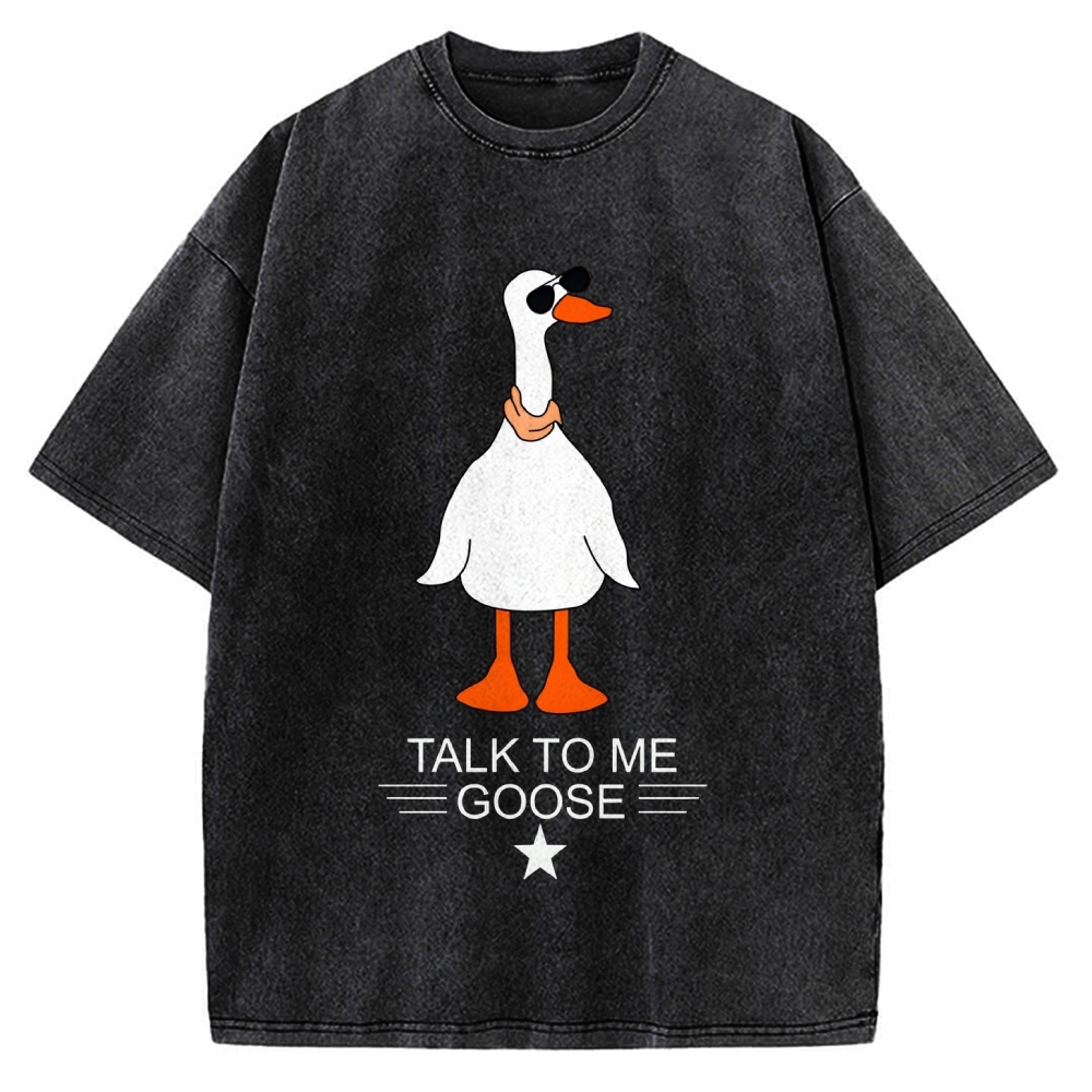 Talk To Me Goose Vintage Washed T-shirt