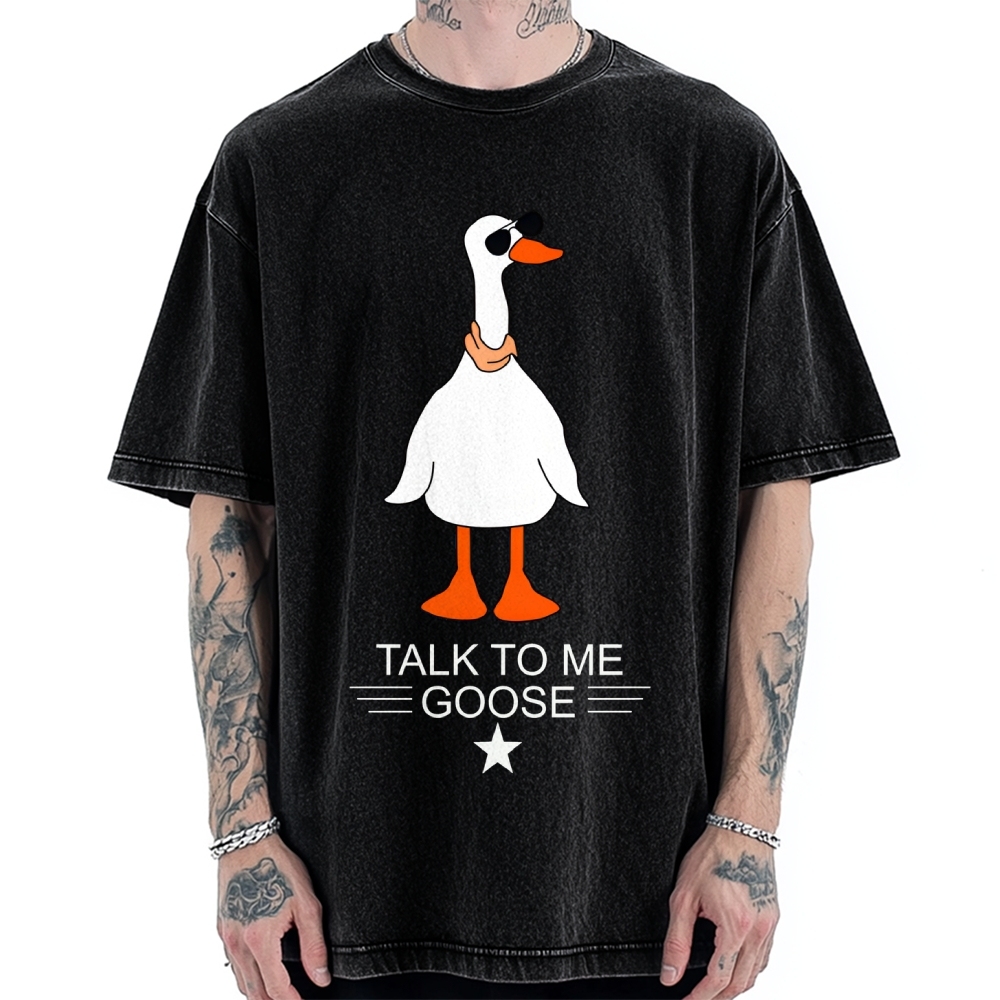 Talk To Me Goose Vintage Washed T-shirt