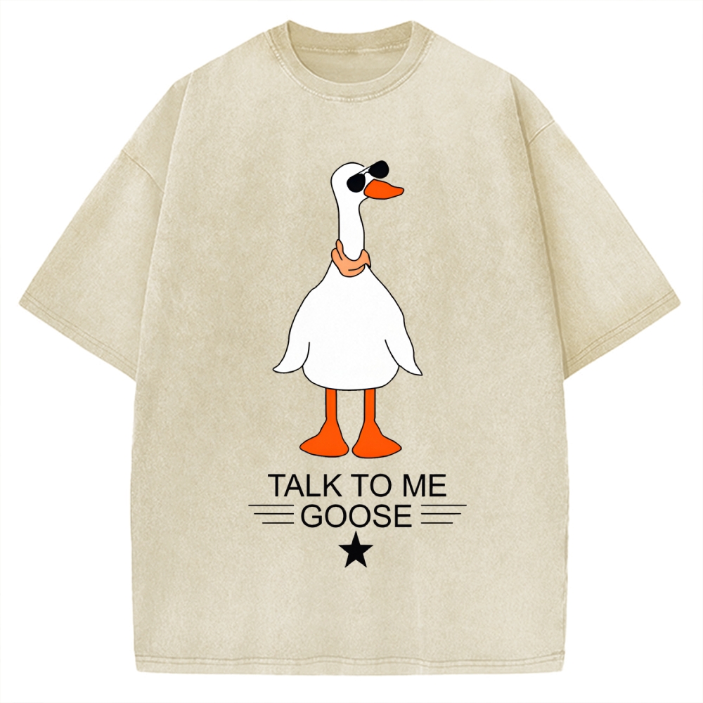 Talk To Me Goose Vintage Washed T-shirt