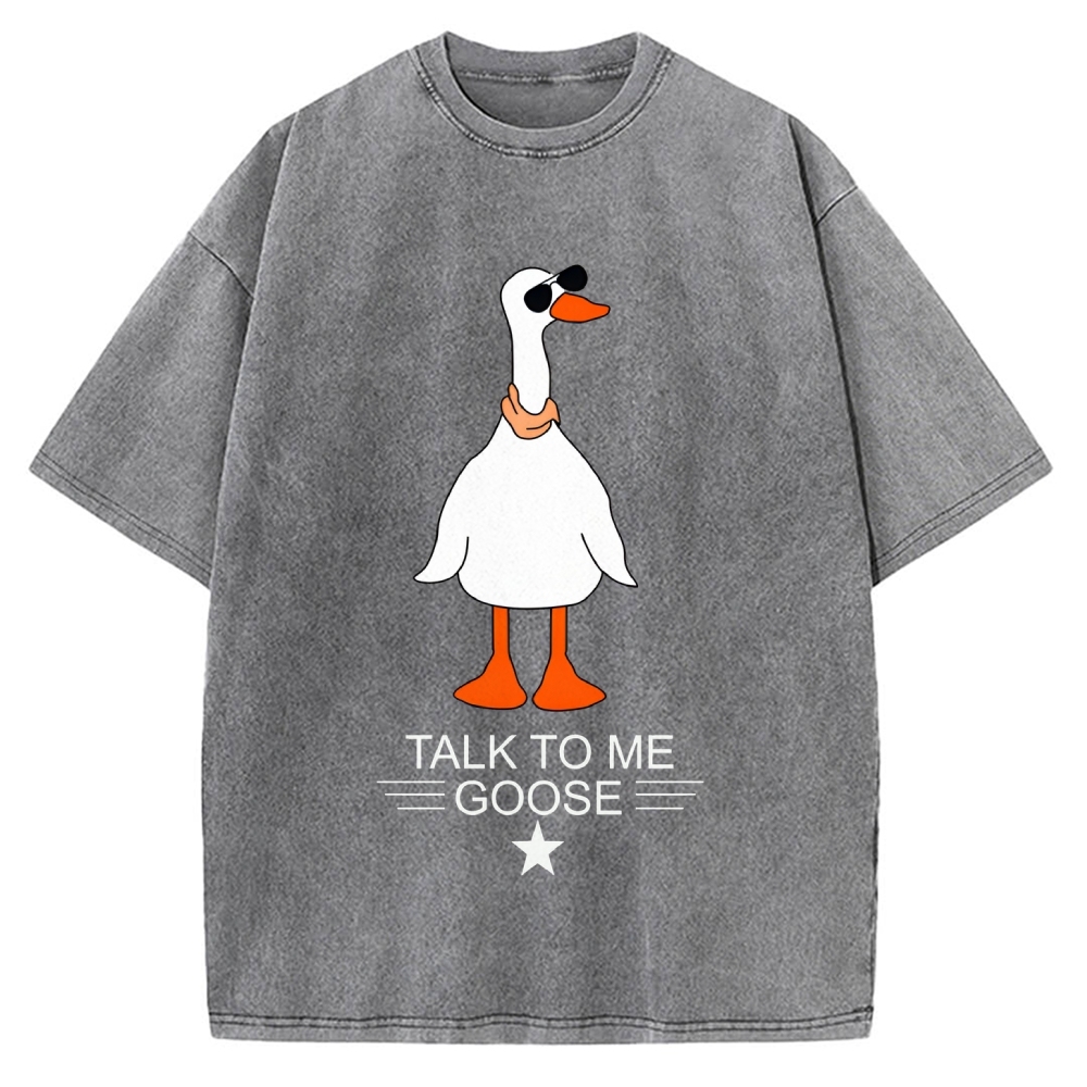 Talk To Me Goose Vintage Washed T-shirt