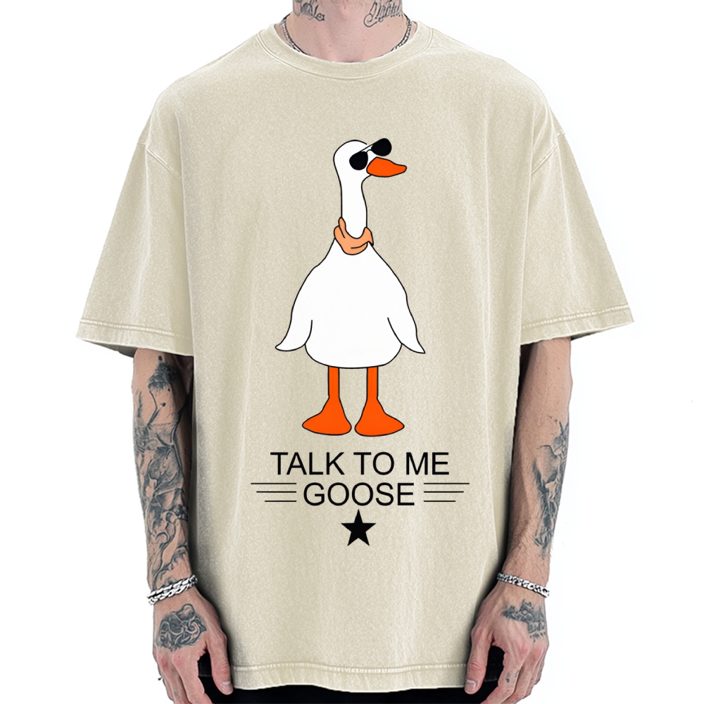 Talk To Me Goose Vintage Washed T-shirt