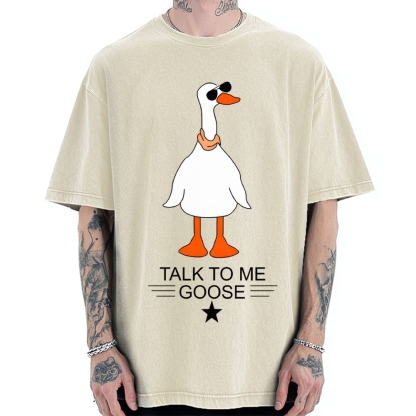 Talk To Me Goose Vintage Washed T-shirt