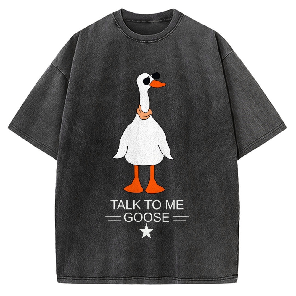 Talk To Me Goose Vintage Washed T-shirt