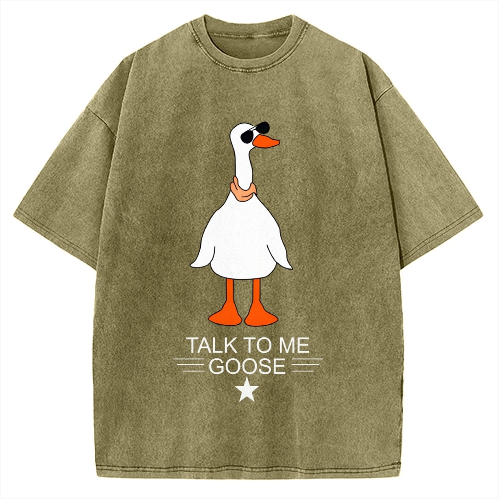 Talk To Me Goose Vintage Washed T-shirt