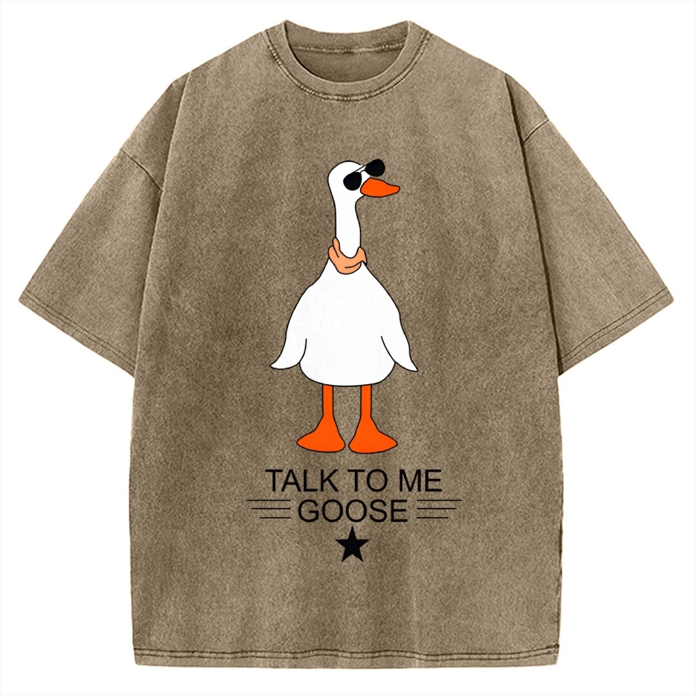 Talk To Me Goose Vintage Washed T-shirt