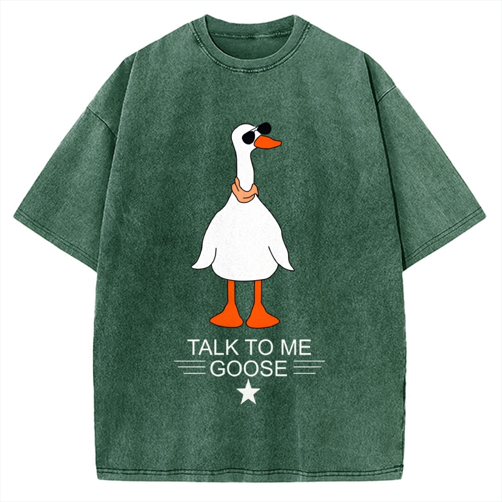 Talk To Me Goose Vintage Washed T-shirt
