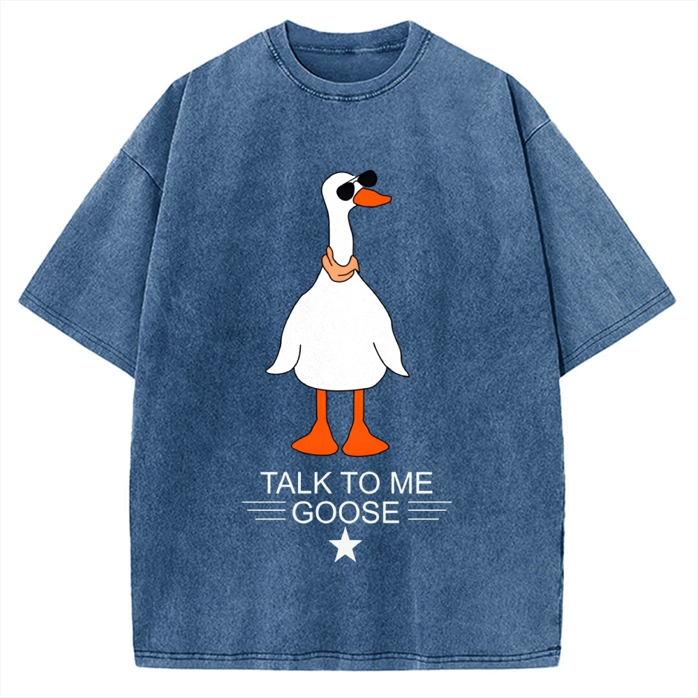 Talk To Me Goose Vintage Washed T-shirt