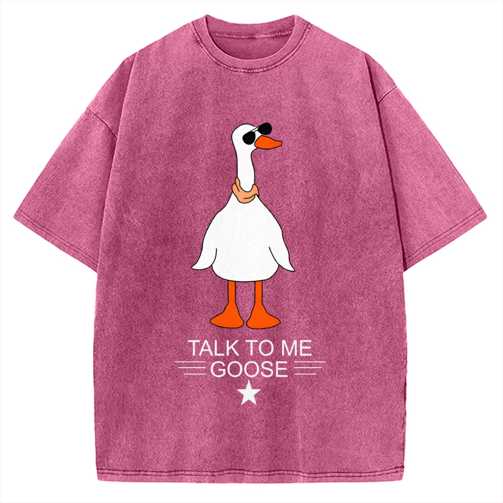 Talk To Me Goose Vintage Washed T-shirt