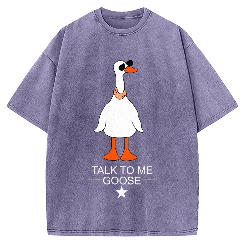 Talk To Me Goose Vintage Washed T-shirt