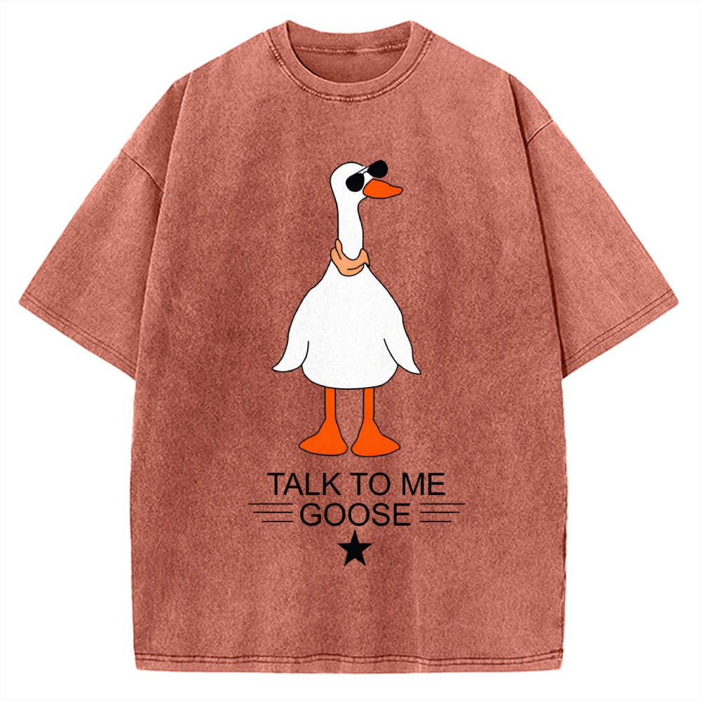 Talk To Me Goose Vintage Washed T-shirt