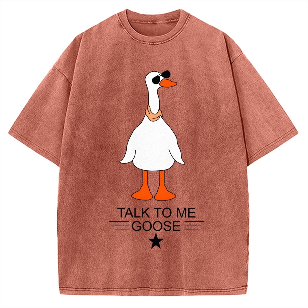 Talk To Me Goose Vintage Washed T-shirt
