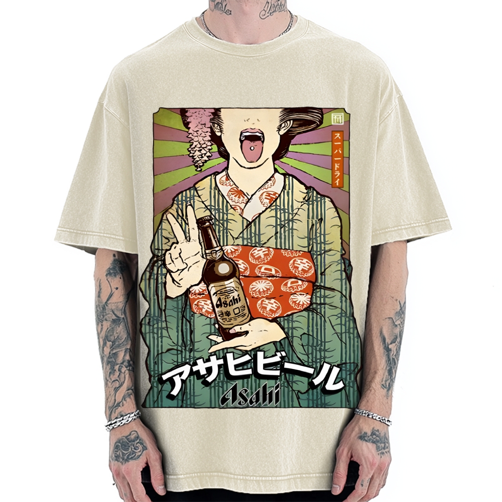 Beer Vintage Washed T-shirt