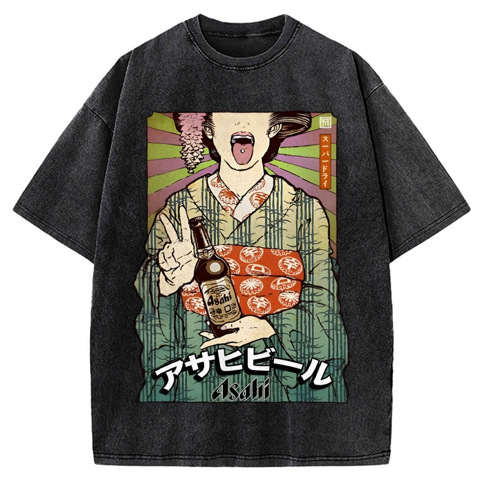 Beer Vintage Washed T-shirt