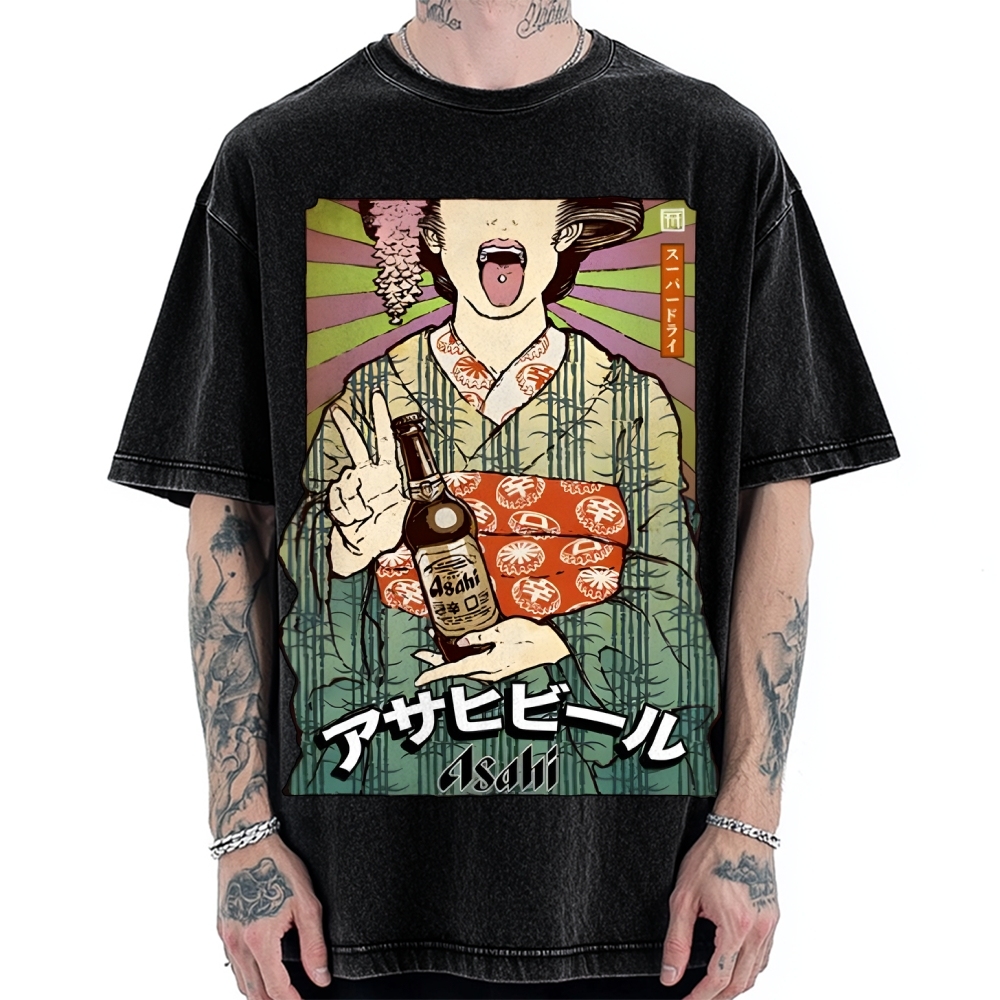 Beer Vintage Washed T-shirt