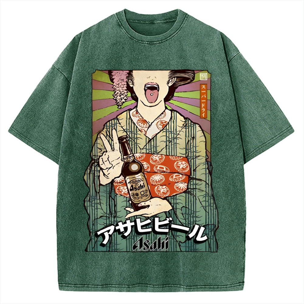 Beer Vintage Washed T-shirt