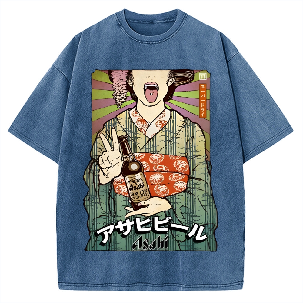 Beer Vintage Washed T-shirt