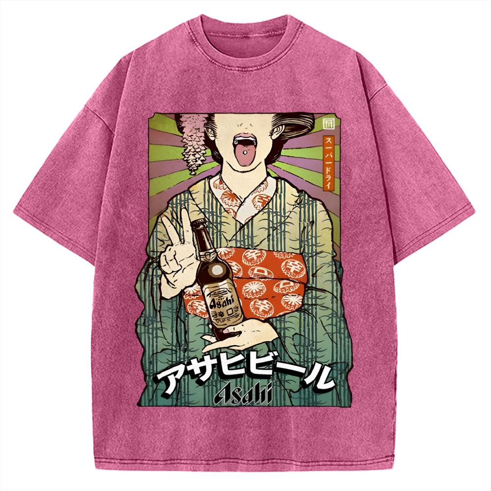 Beer Vintage Washed T-shirt