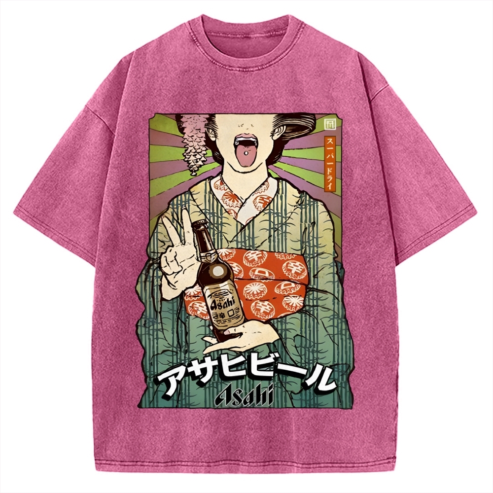 Beer Vintage Washed T-shirt