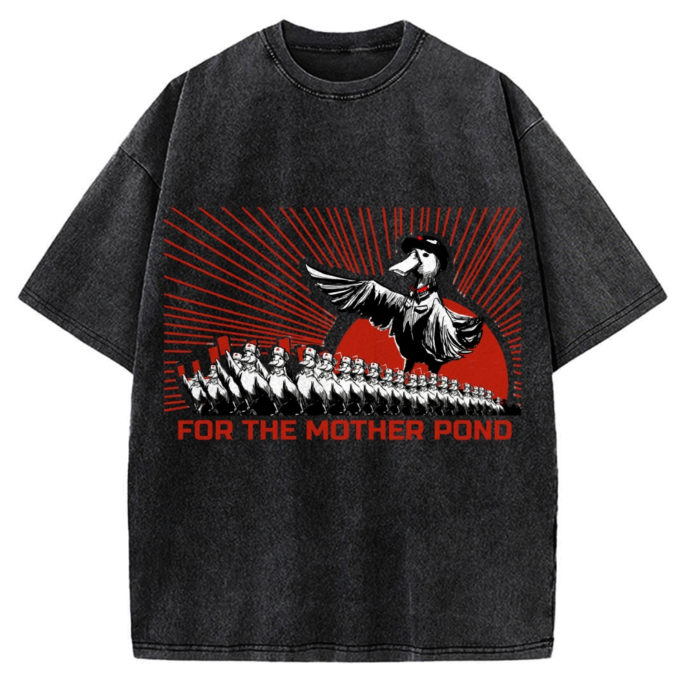 For The Mother Pond Comrade Quack Vintage Washed T-shirt