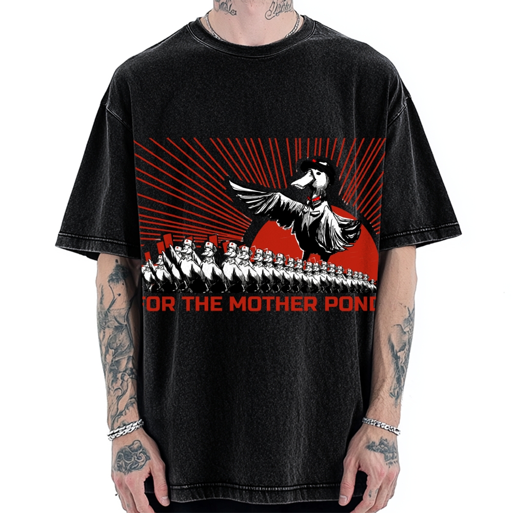 For The Mother Pond Comrade Quack Vintage Washed T-shirt