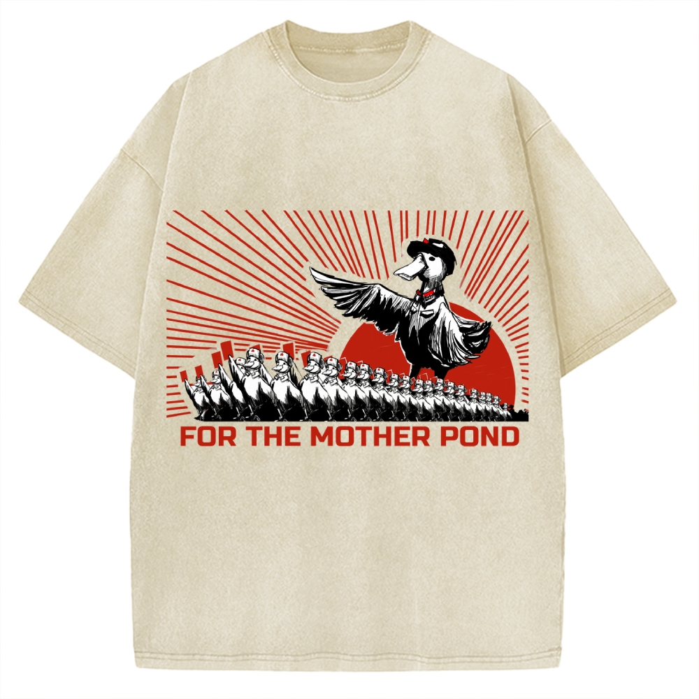 For The Mother Pond Comrade Quack Vintage Washed T-shirt