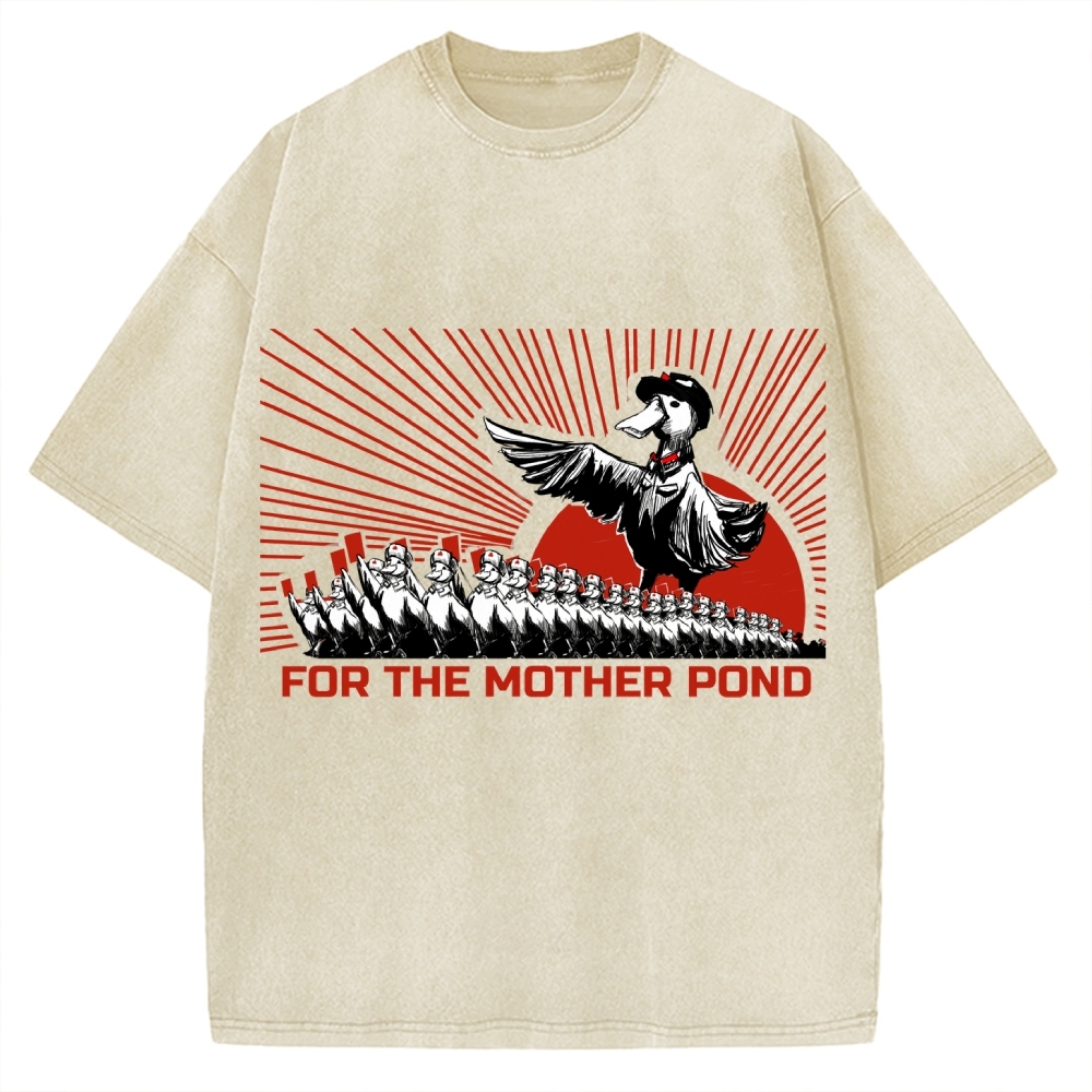 For The Mother Pond Comrade Quack Vintage Washed T-shirt