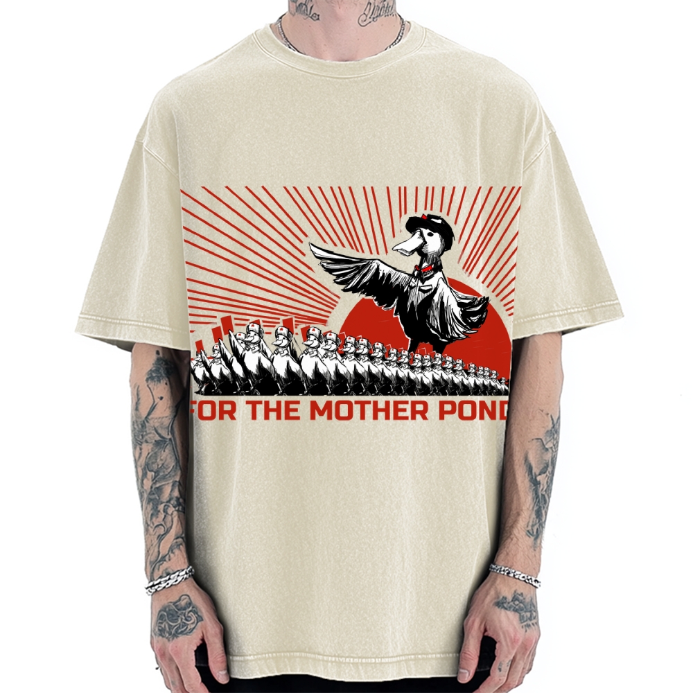 For The Mother Pond Comrade Quack Vintage Washed T-shirt