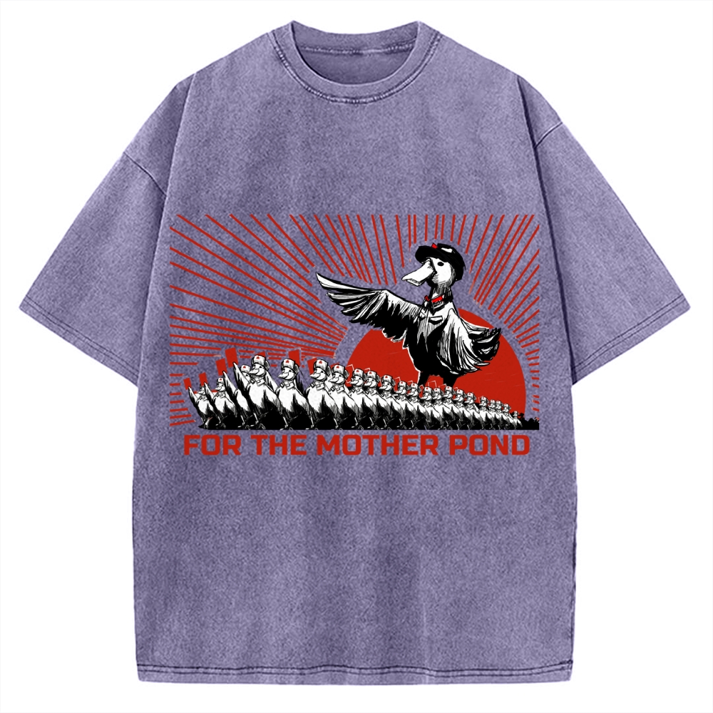 For The Mother Pond Comrade Quack Vintage Washed T-shirt
